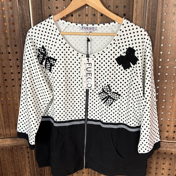 Black and White French Light Weight jacket in spired by Italian Quailty Made - Picture 2 of 16